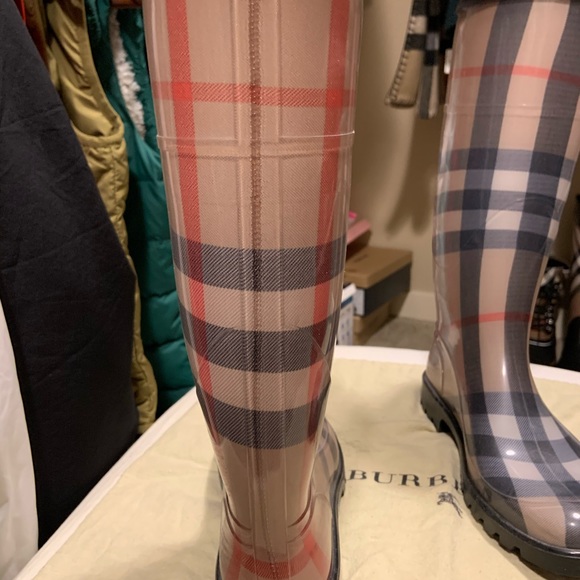 Burberry classic check rain boots - Picture 4 of 6